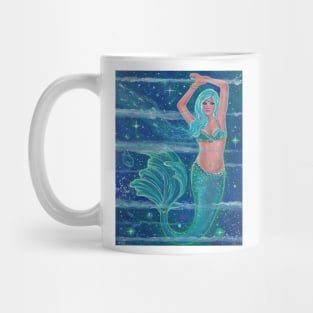 Gemma aqua mermaid by Renee Lavoie Mug